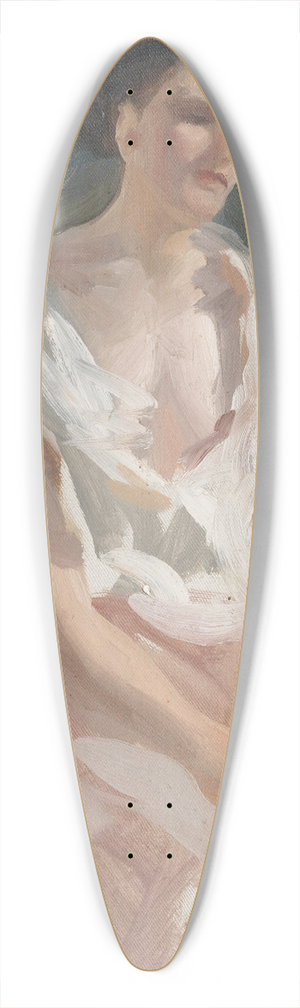Charles Sims - Figure of a woman 39.3 inch art pintail longboard deck