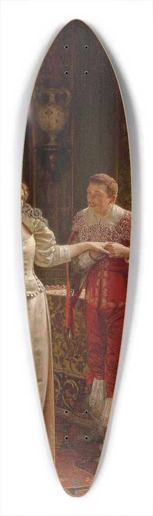 Charles Soulacroix - La demande en mariage 39.3 inch art pintail longboard deck