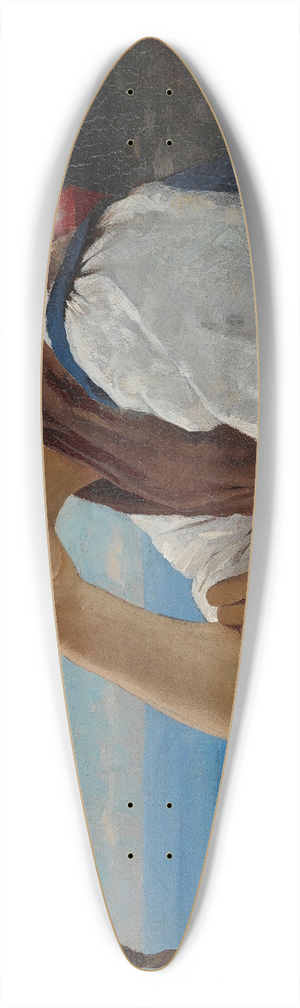 Charles Sprague Pearce - The red kerchief 39.3 inch art pintail longboard deck