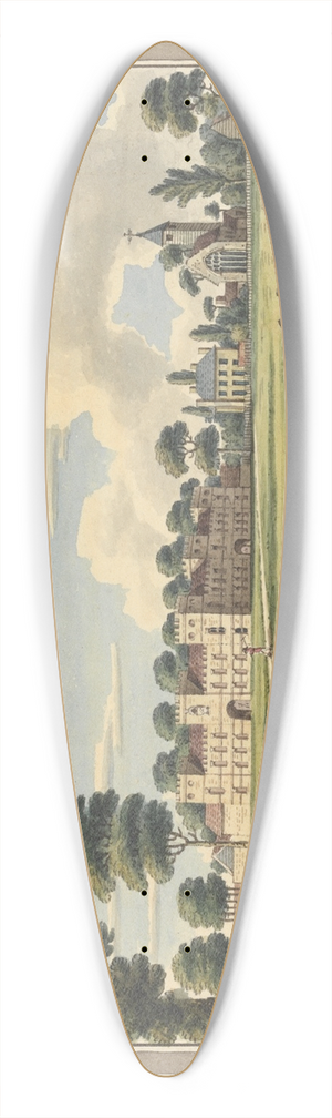 Charles Tomkins - Hanworth Park, Middlesex 39.3 inch art pintail longboard deck