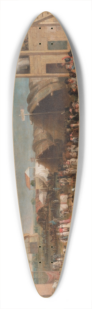 Charles Turner - An Extensive View of the Oxford Races 39.3 inch art pintail longboard deck