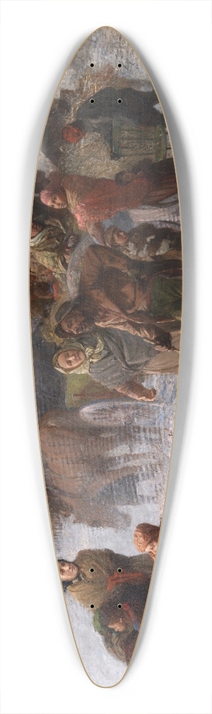 Charles T. Webber - The Underground Railroad 39.3 inch art pintail longboard deck