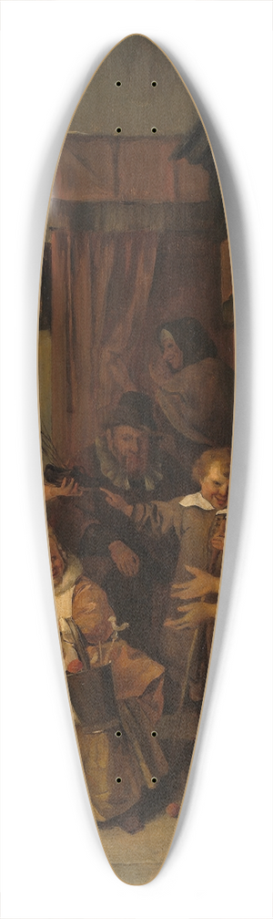 Charles van Beveren - The Feast of St. Nicholas 39.3 inch art pintail longboard deck