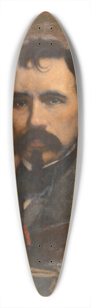 Charles Verlat - The Painter Joseph Lies 39.3 inch art pintail longboard deck