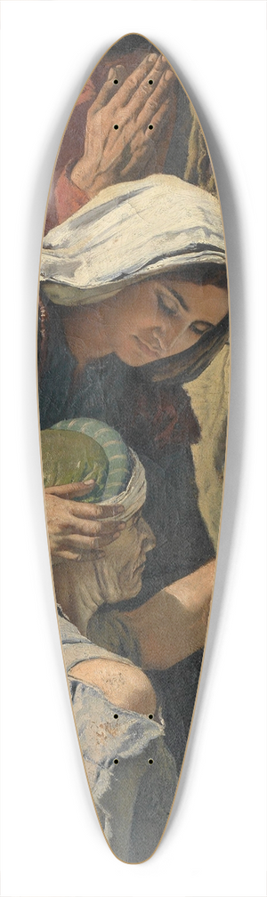 Charles Verlat - The Persecuted, the Enslaved, the Unfortunates 39.3 inch art pintail longboard deck