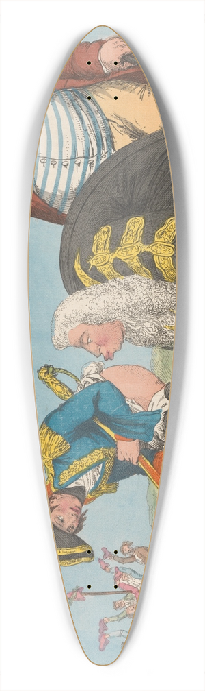 Charles Williams - The Preliminaries of Peace 39.3 inch art pintail longboard deck