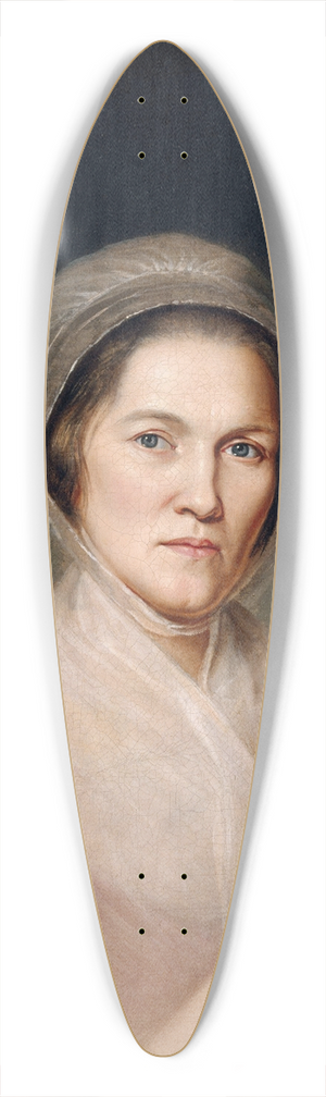 Charles Willson Peale - Eleanor Miller (Mrs. Francis Bailey) 39.3 inch art pintail longboard deck