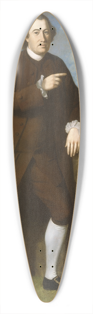 Charles Willson Peale - John Beale Bordley 39.3 inch art pintail longboard deck