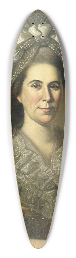 Charles Willson Peale - Mrs. Elias Boudinot IV 39.3 inch art pintail longboard deck