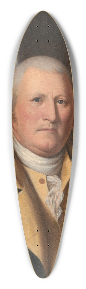 Charles Willson Peale - William Moultrie 39.3 inch art pintail longboard deck