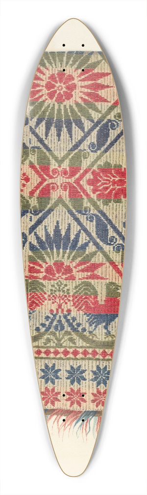 Charlotte Angus - Woven Coverlet 39.3 inch art pintail longboard deck
