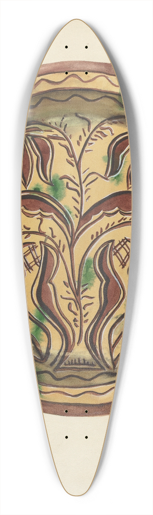 Charlotte Sperber - Plate 39.3 inch art pintail longboard deck