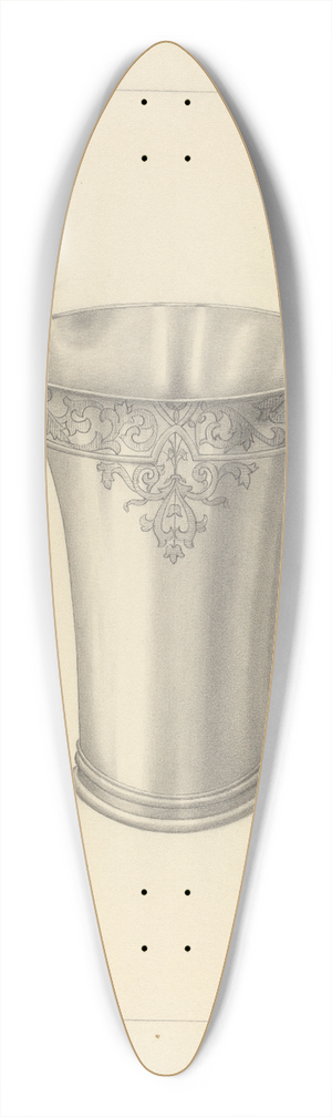 Charlotte Winter - Beaker 39.3 inch art pintail longboard deck