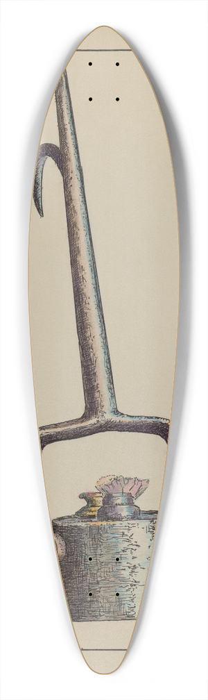 Charlotte Winter - Lamp 39.3 inch art pintail longboard deck