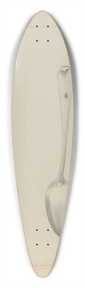 Charlotte Winter - Silver Spoon 39.3 inch art pintail longboard deck