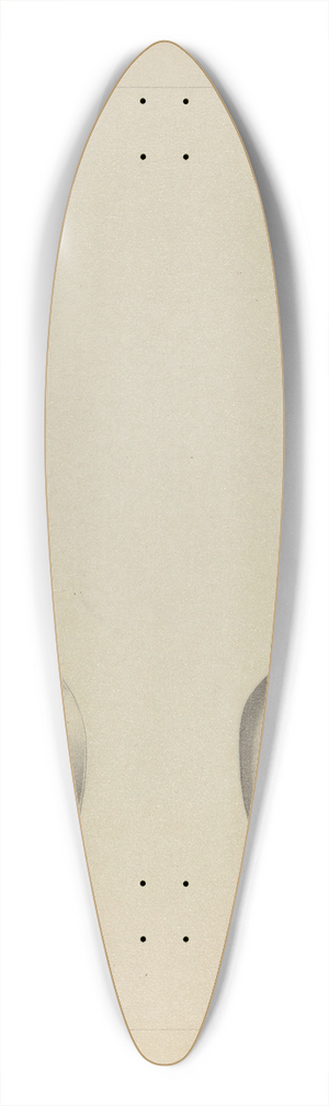 Charlotte Winter - Silver Spoon 39.3 inch art pintail longboard deck