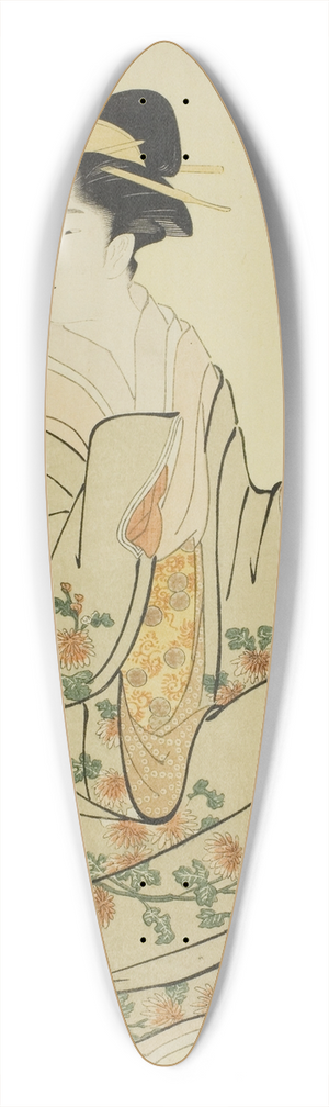 Chbunsai Eishi - Jurojin, from the series A Comparison of the Treasures of the Gods of Good Fortune (Fukujin takara awase) 39.3 inch art pintail longboard deck