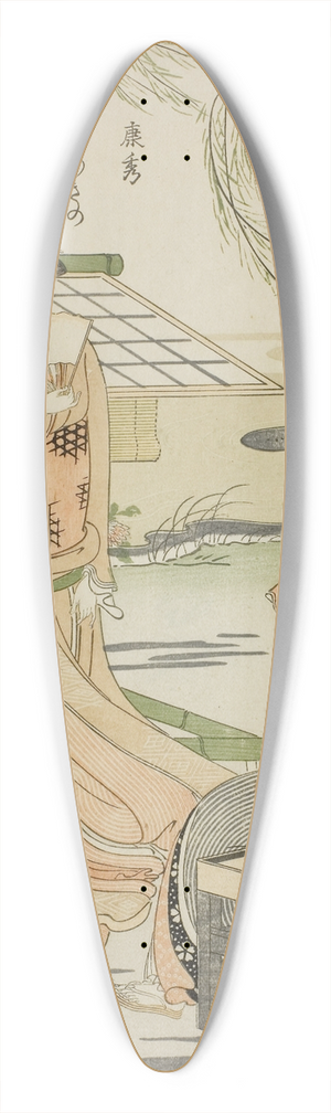 Chbunsai Eishi - Yasuhide, from the series Six Immortal Poets (Rokkasen) 39.3 inch art pintail longboard deck
