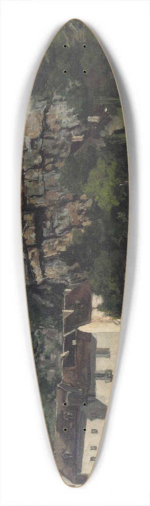 Cherubino Pat - Les falaises  Launde 39.3 inch art pintail longboard deck