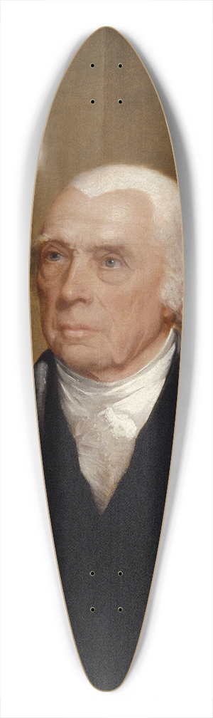 Chester Harding - James Madison 39.3 inch art pintail longboard deck