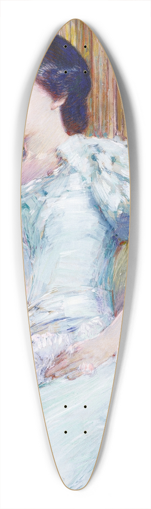 Childe Hassam - Lillie (Lillie Langtry) 39.3 inch art pintail longboard deck