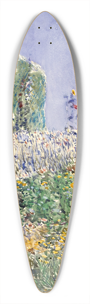 Childe Hassam - Thaxters Garden 39.3 inch art pintail longboard deck Childe Hassam - Thaxters Garden 39.3 inch art pintail longboard deck