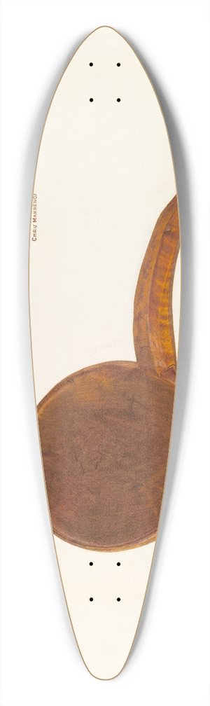 Chris Makrenos - Butter Scoop 39.3 inch art pintail longboard deck