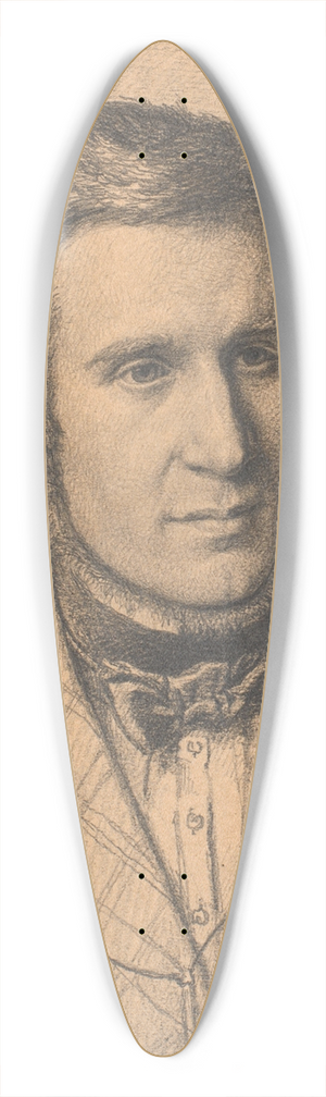 Christen Kbke - Portrt af kunstnerens kones broder Christen Christensen Kbke (1817-1846) 39.3 inch art pintail longboard deck