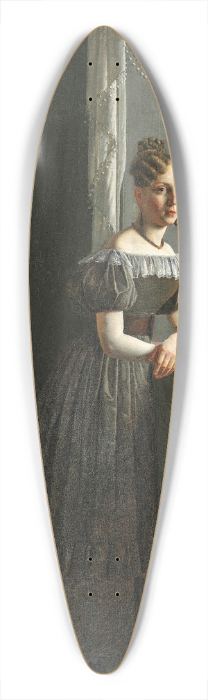 Christen Kbke - Portrt af kunstnerens sster Conradine Kbke (1830) 39.3 inch art pintail longboard deck