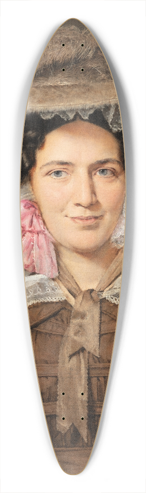 Christian Albrecht Jensen - Portrait Of Baroness Christine Stampe, Nee Dalgas 39.3 inch art pintail longboard deck