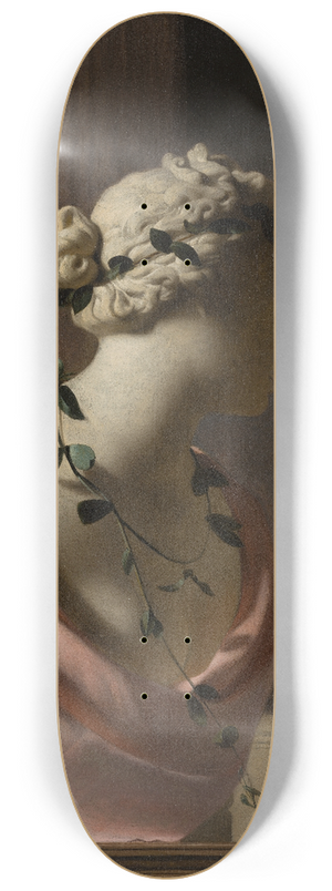 Caesar Van Everdingen - Trompe lOeil with a Bust of Venus 8.25 inch art skate deck