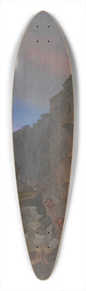 Christian Ezdorf - The Southern Entrance to Almannagiaa near Thingvalla in Iceland 39.3 inch art pintail longboard deck