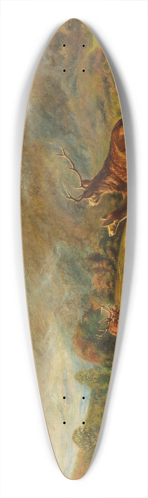 Christian Krner - Rotwildrudel 39.3 inch art pintail longboard deck