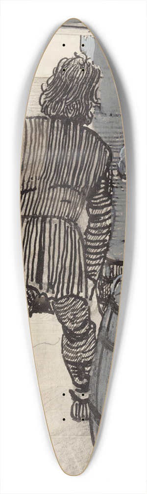 Christian Krohg - Einar spurte Orm, hvem den fagre kvinnen var 39.3 inch art pintail longboard deck