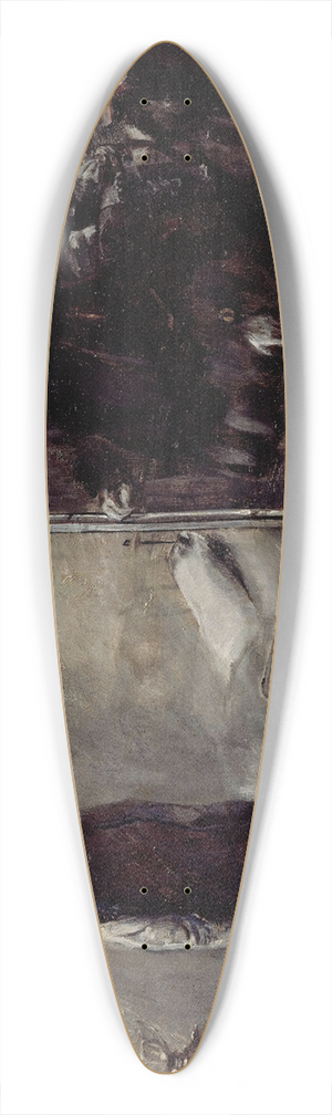 Christian Krohg - Jul 39.3 inch art pintail longboard deck