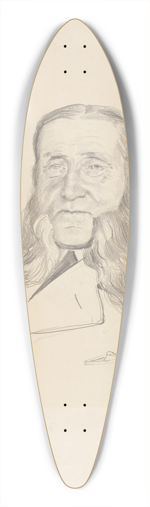 Christian Krohg - Los Rask 39.3 inch art pintail longboard deck
