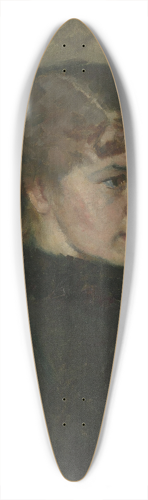 Christian Krohg - Young Lady 39.3 inch art pintail longboard deck