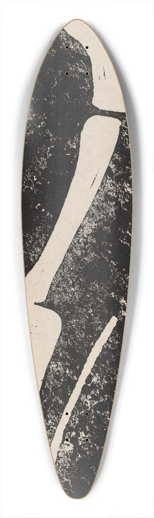 Christian Rohlfs - Cat and Mouse 39.3 inch art pintail longboard deck