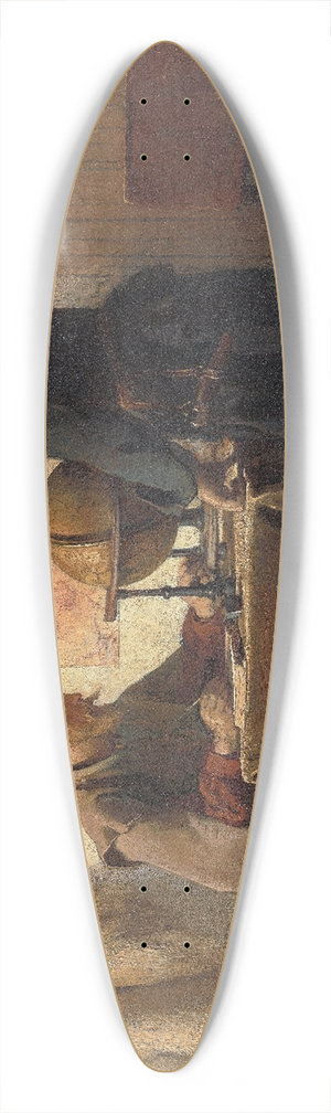 Christoffel Bisschop - Heemskerck and Barents Planning their Second Expedition to the Far North 39.3 inch art pintail longboard deck