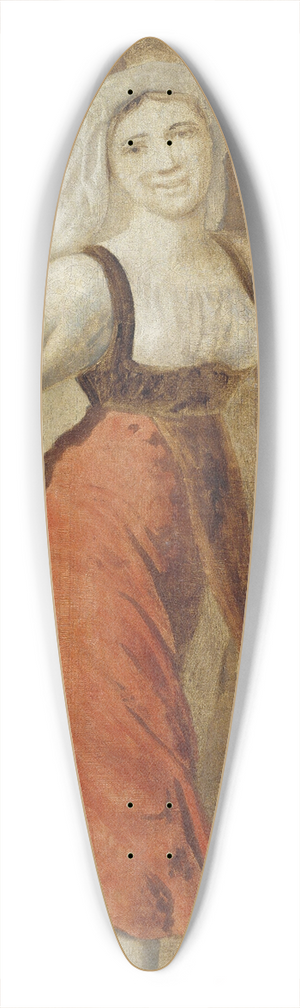 Christoffer Wilhelm Eckersberg - A Dancing Italian Girl 39.3 inch art pintail longboard deck
