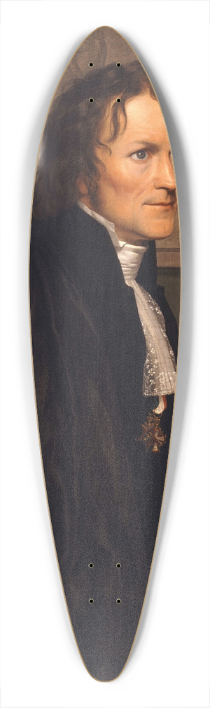 Christoffer Wilhelm Eckersberg - Bertel Thorvaldsen 39.3 inch art pintail longboard deck