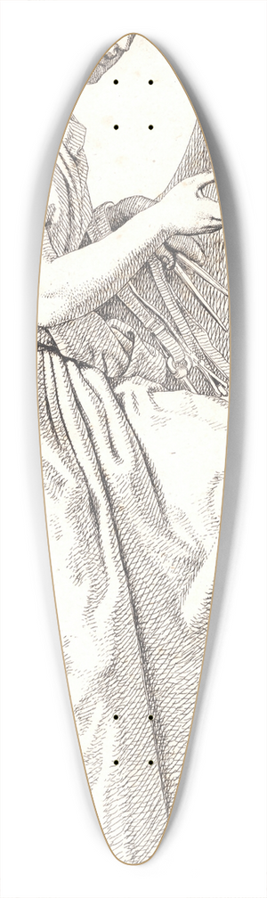 Christoffer Wilhelm Eckersberg - Fornuften Allegorisk figur 39.3 inch art pintail longboard deck Christoffer Wilhelm Eckersberg - Fornuften Allegorisk figur 39.3 inch art pintail longboard deck