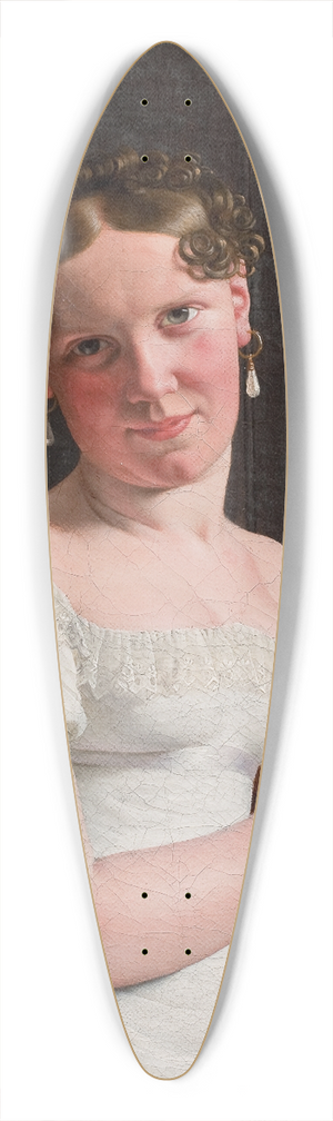 Christoffer Wilhelm Eckersberg - Julie Eckersberg, ne Juel, the Artists Second Wife 39.3 inch art pintail longboard deck
