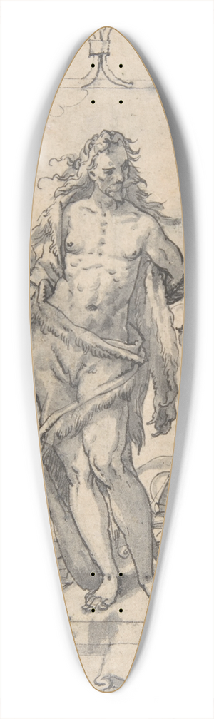 Christoph Murer - Study for a Stained Glass Window 39.3 inch art pintail longboard deck