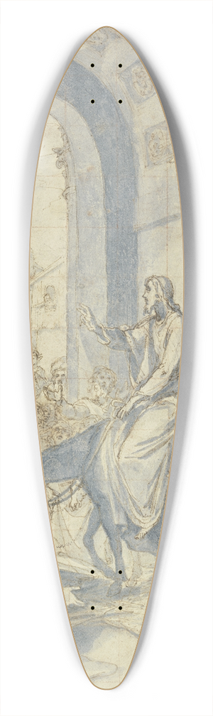 Cigoli (Ludovico Cardi) - Einzug Christi in Jerusalem 39.3 inch art pintail longboard deck