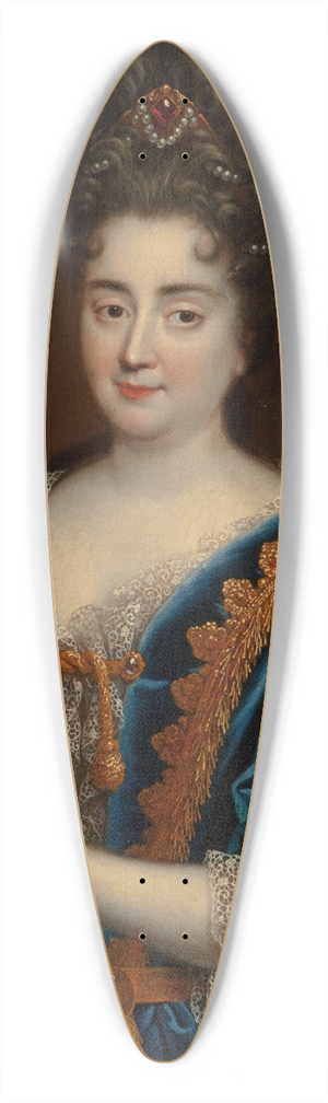 Circle of Arnold Boonen - A portrait of a lady 39.3 inch art pintail longboard deck