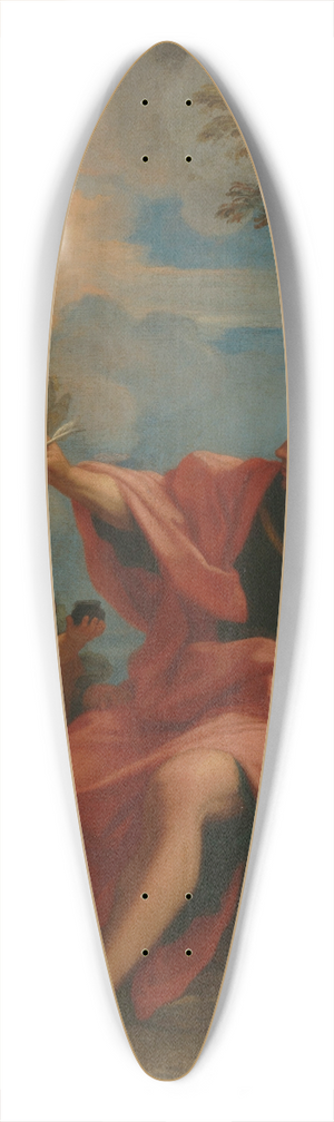 Circle of Carlo Maratti - Saint John the Evangelist on Patmos 39.3 inch art pintail longboard deck Circle of Carlo Maratti - Saint John the Evangelist on Patmos 39.3 inch art pintail longboard deck