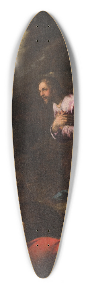 Circle of Domenico Tintoretto - Agony In The Garden 39.3 inch art pintail longboard deck