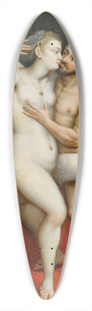 Circle Of Frans Floris - Mars And Venus 39.3 inch art pintail longboard deck