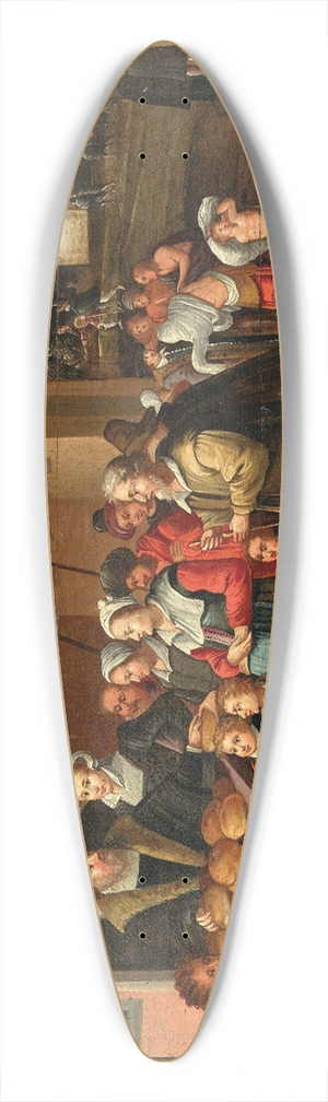 Circle ofFrans Francken the Younger - The Seven Acts of Charity 39.3 inch art pintail longboard deck
